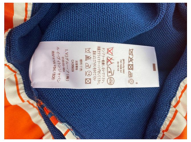 Strickwaren aus Wolle und Seide von Louis Vuitton Blau - Ansicht 7