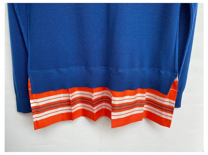 Strickwaren aus Wolle und Seide von Louis Vuitton Blau - Ansicht 9