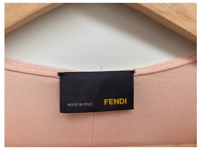 Blusa de seda rosa Fendi - vista 3