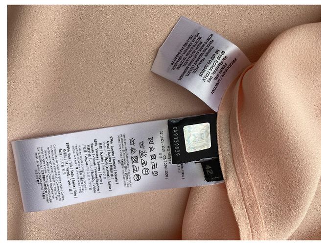 Blusa de seda rosa Fendi - vista 5