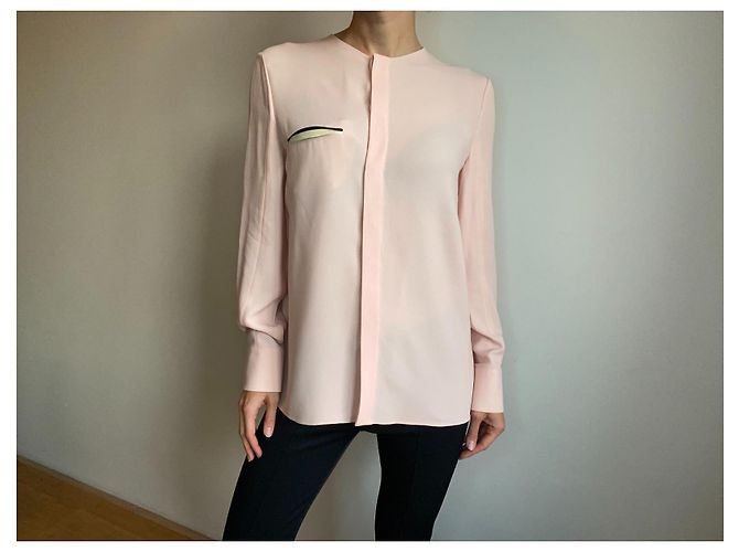 Blusa de seda rosa Fendi - vista 6