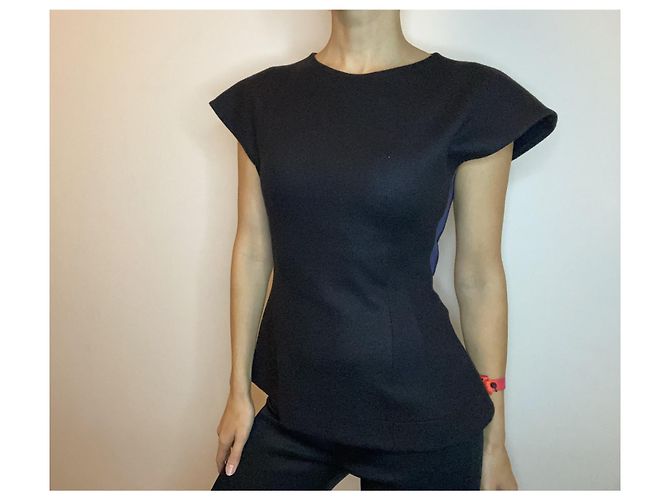 Fendi Top aus Wolle schwarz - Ansicht 2