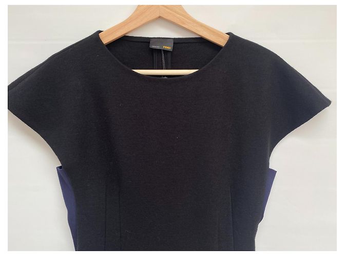 Fendi Top aus Wolle schwarz - Ansicht 3