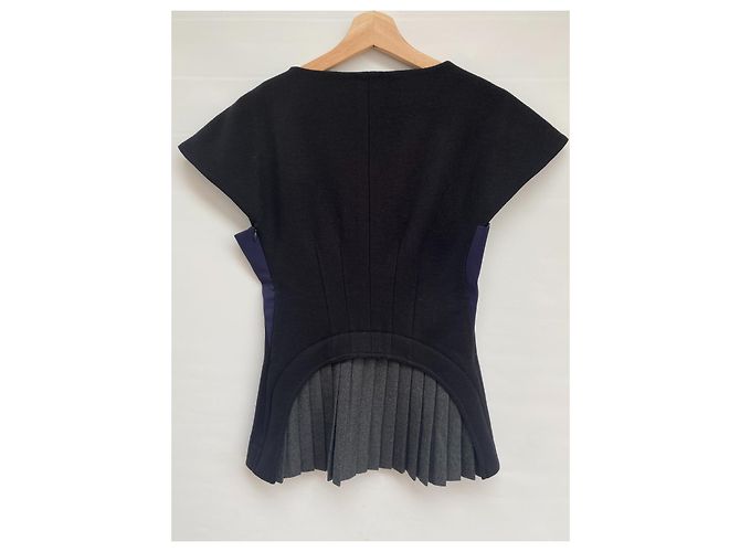 Fendi Top aus Wolle schwarz - Ansicht 5