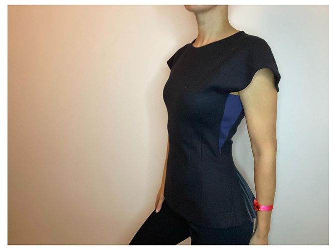 Fendi Top aus Wolle schwarz - Ansicht 9