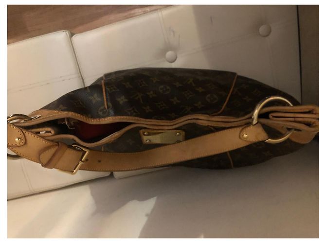 Borsa a mano Louis Vuitton in pelle marrone - vista 4