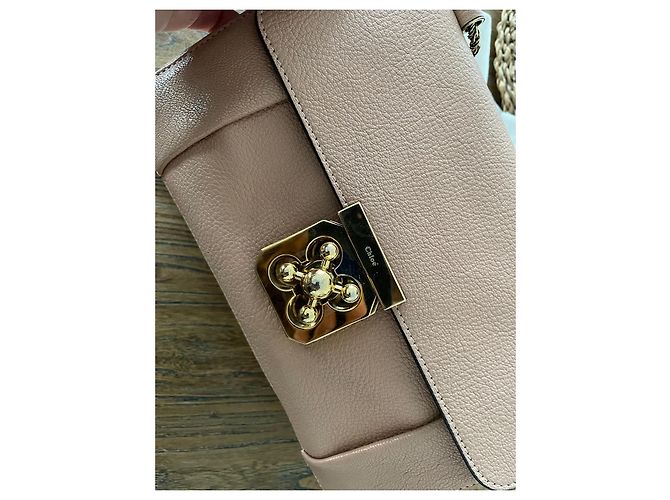 Bolso Chloé Elsie de piel de avestruz rosa - vista 2