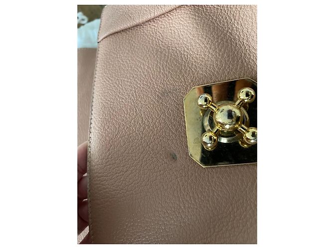 Bolso Chloé Elsie de piel de avestruz rosa - vista 5