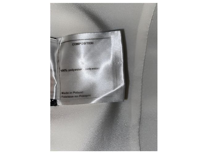 Chanel Uniformhemd Weiß Polyester 3/4 Ärmel - Ansicht 7