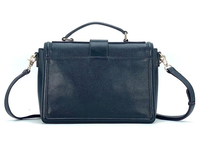 MCM BORSA A TRACOLLA IN PELLE MARRONE SCURO - vista 2