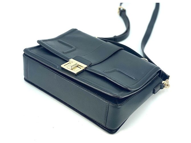 MCM BORSA A TRACOLLA IN PELLE MARRONE SCURO - vista 4