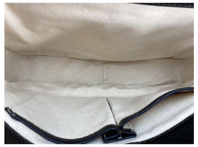 MCM BORSA A TRACOLLA IN PELLE MARRONE SCURO - vista 8