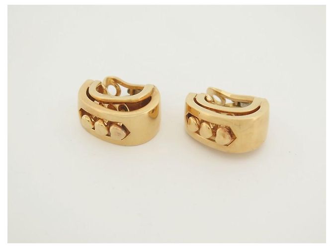 PENDIENTES DE GRISOGONO TRIPLE CORAZONES EN ORO AMARILLO 18K 33PENDIENTE GR ORO Dorado - vista 2
