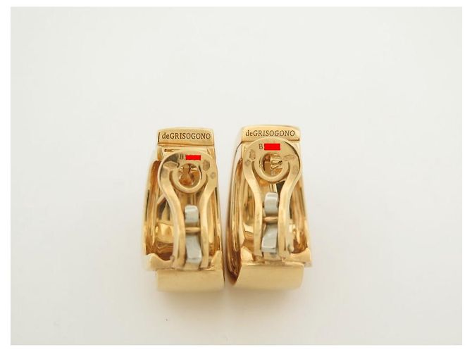 PENDIENTES DE GRISOGONO TRIPLE CORAZONES EN ORO AMARILLO 18K 33PENDIENTE GR ORO Dorado - vista 3