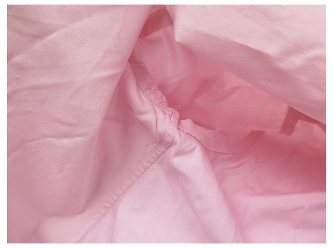 Hermès HERMES TOP CAMICIA TAGLIA M 40 IN COTONE ROSA E RICAMI H CAMICIA ROSA - vista 5