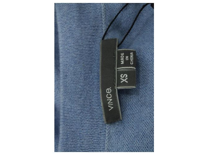 Suéter oversized Vince em cashmere azul claro - vista 4