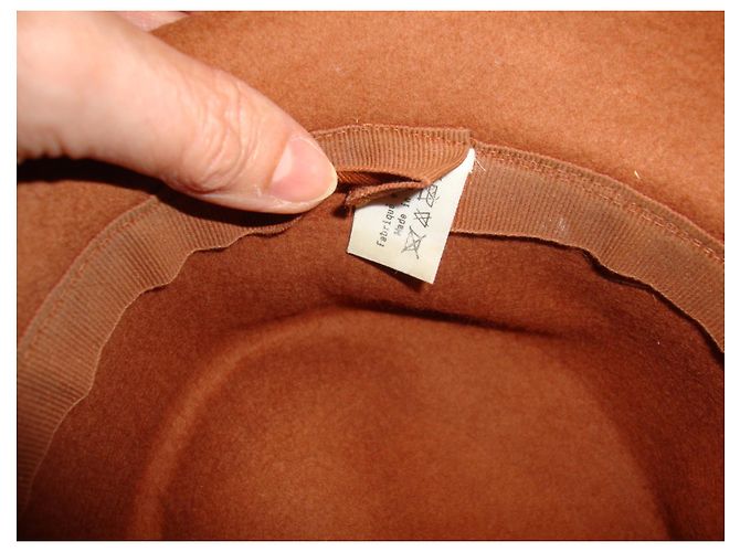Autre Marque Wool Felt Hat Caramel Size M - view 2