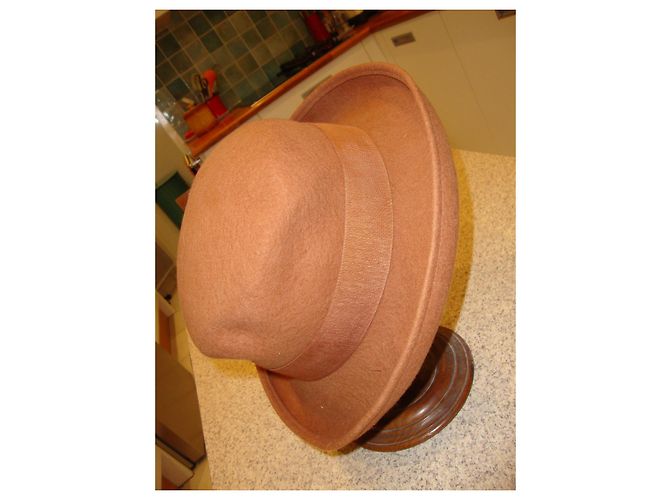 Autre Marque Wool Felt Hat Caramel Size M - view 5