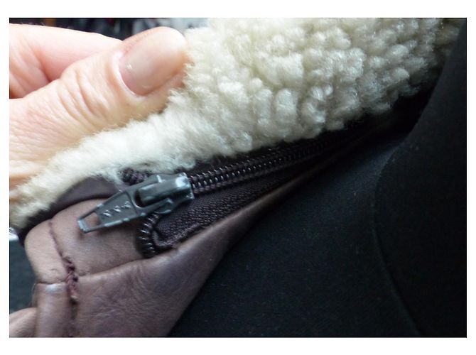 Autre Marque Piraten-Rindslederjacke Dream M Braun - Ansicht 10