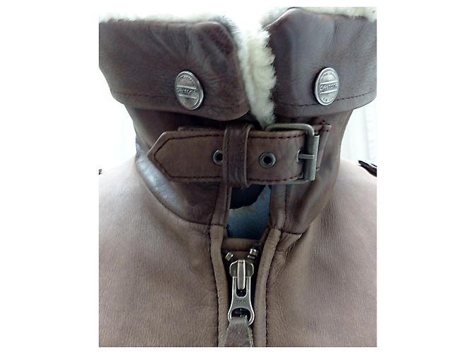 Autre Marque Piraten-Rindslederjacke Dream M Braun - Ansicht 13