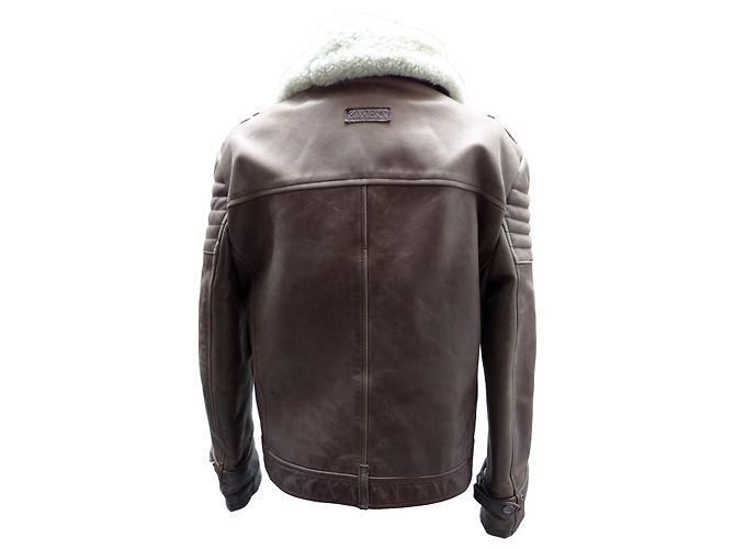Autre Marque Piraten-Rindslederjacke Dream M Braun - Ansicht 4