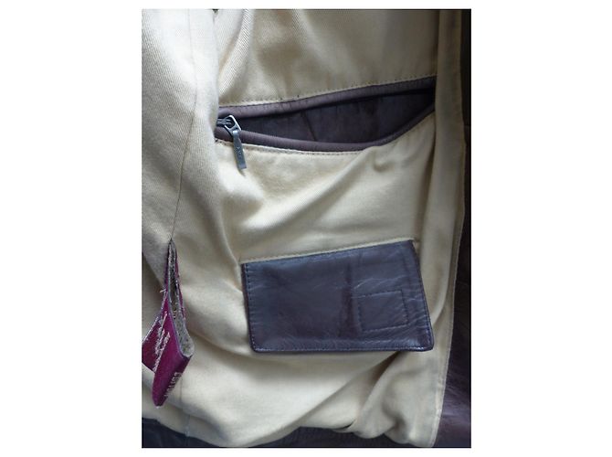 Autre Marque Piraten-Rindslederjacke Dream M Braun - Ansicht 8