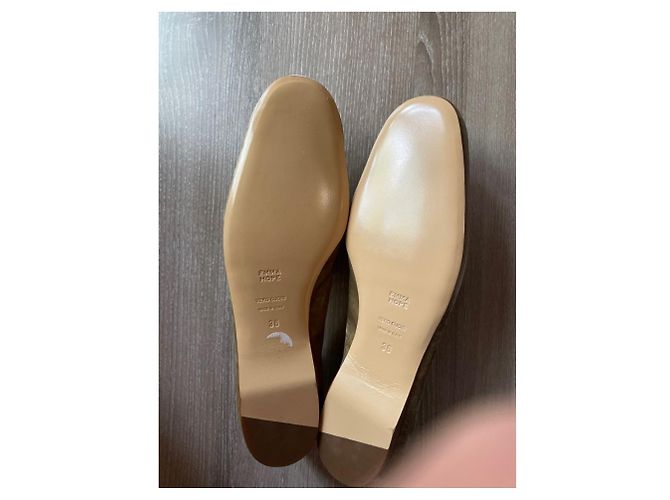 Autre Marque Ballerine Emma Hopes Velluto Khaki Cachi - vista 4