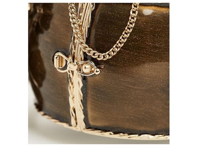 Chanel GLASBLUMEN ATEMBERAUBENDE MANSCHETTE Golden - Ansicht 4