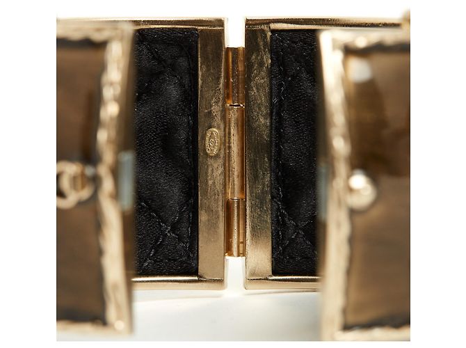 Chanel GLASBLUMEN ATEMBERAUBENDE MANSCHETTE Golden - Ansicht 5
