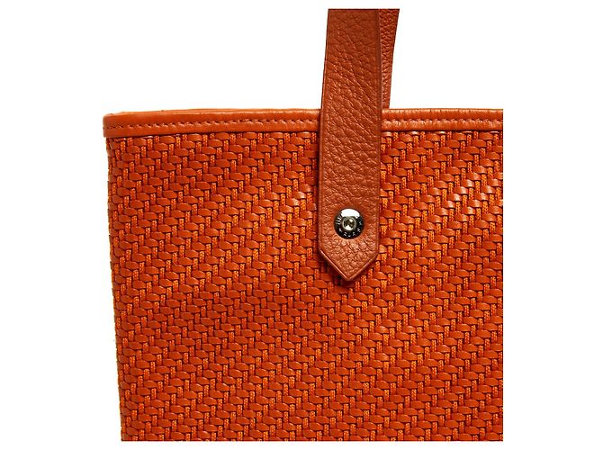 Hermès AHMEDABAD ORANGE LEDERVERZIERUNG NEU - Ansicht 2