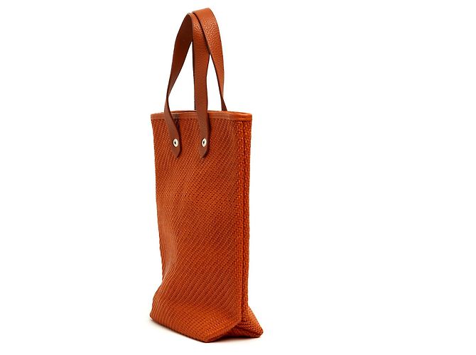 Hermès AHMEDABAD ORANGE LEDERVERZIERUNG NEU - Ansicht 4