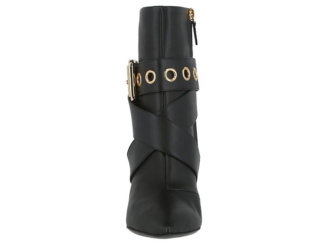 Botas Moschino de piel con placa del logo - vista 4