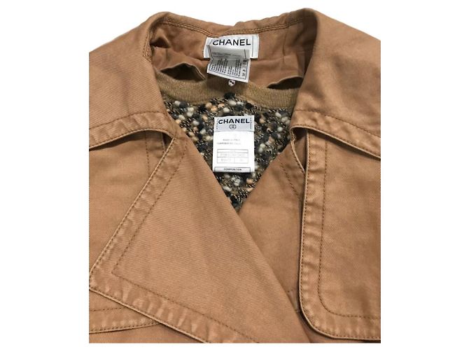 Chanel-Trenchcoat Beige - Ansicht 3