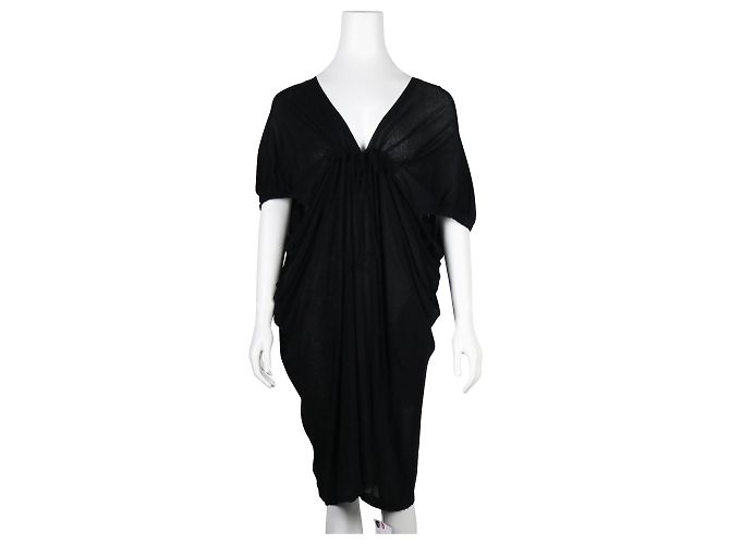 Tsumori Chisato Vestido negro con alas de murciélago - vista 2
