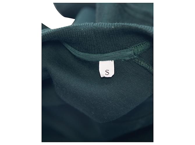 Lanvin Kettenstich-Pullover aus grüner Wolle - Ansicht 5