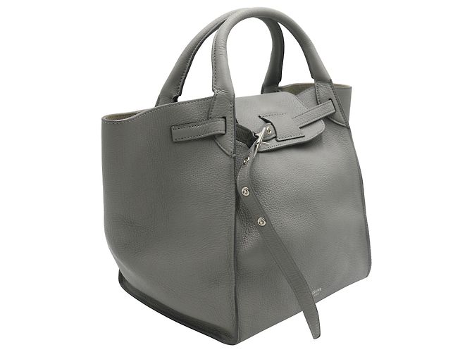 Céline Celine Big Bag aus grauem Kalbsleder Leder - Ansicht 2