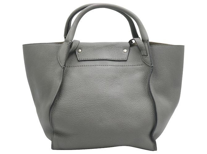 Céline Celine Big Bag aus grauem Kalbsleder Leder - Ansicht 4