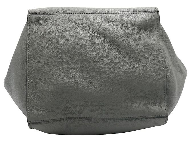 Céline Celine Big Bag aus grauem Kalbsleder Leder - Ansicht 5