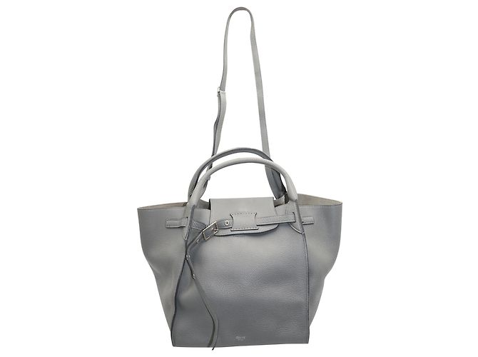 Céline Celine Big Bag aus grauem Kalbsleder Leder - Ansicht 7
