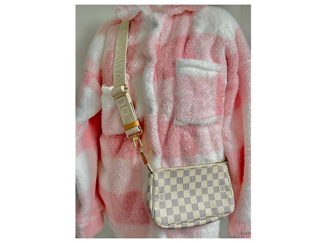 Louis Vuitton Pochette Damier Azur Beige - vista 2