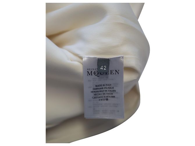 Alexander Mcqueen VESTIDO ALEJANDRO MCQUEEN Blanco - vista 7