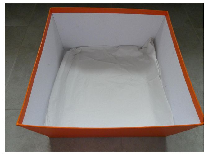 hermès box for hermès birkin handbag 35 Orange - view 3