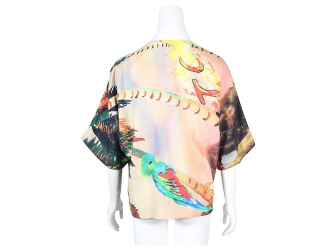 Tsumori Chisato Tropical Pattern Short Sleeved Jacket - view 3