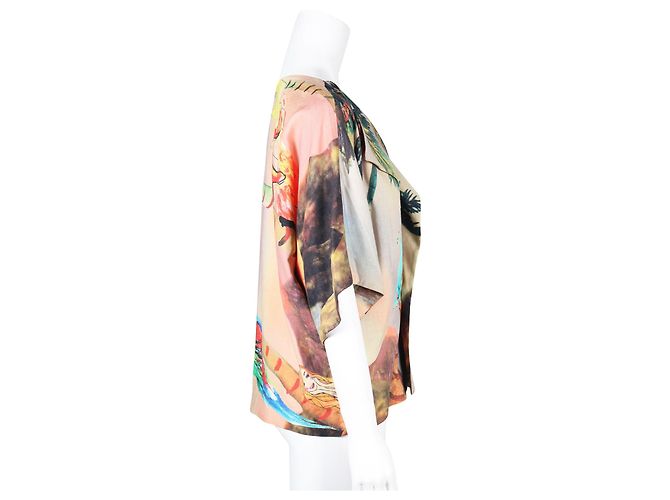 Tsumori Chisato Tropical Pattern Short Sleeved Jacket - view 4