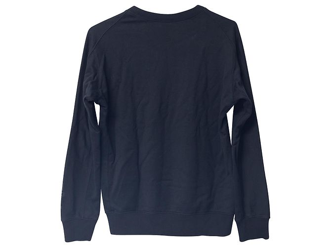 Y3 Y-3 Rundhals-Sweatshirt aus schwarzer Baumwolle - Ansicht 2