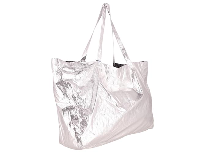 Simon Miller Mega Tragetasche aus silbernem Polyester - Ansicht 2