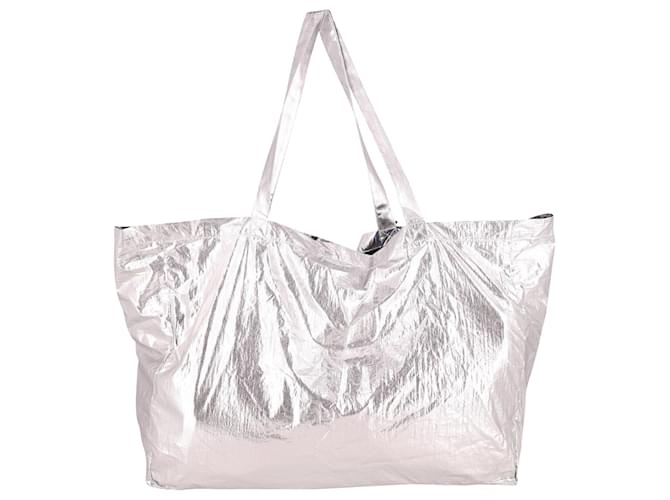 Simon Miller Mega Tragetasche aus silbernem Polyester - Ansicht 8