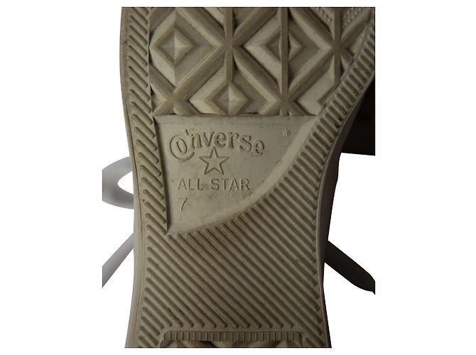Zapatillas bajas en lona beis Play x Converse de Comme Des Garcons Castaño Beige - vista 6