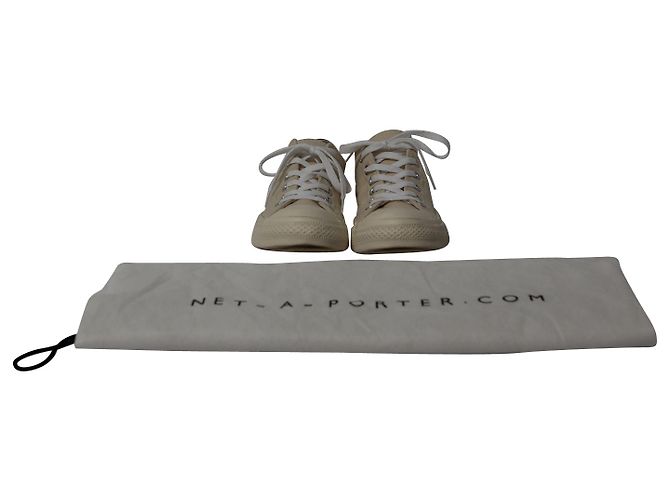 Zapatillas bajas en lona beis Play x Converse de Comme Des Garcons Castaño Beige - vista 9