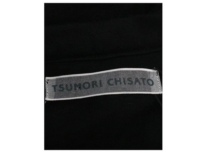 Tsumori Chisato Schwarzes Slip-On-Kleid aus Wolle - Ansicht 5